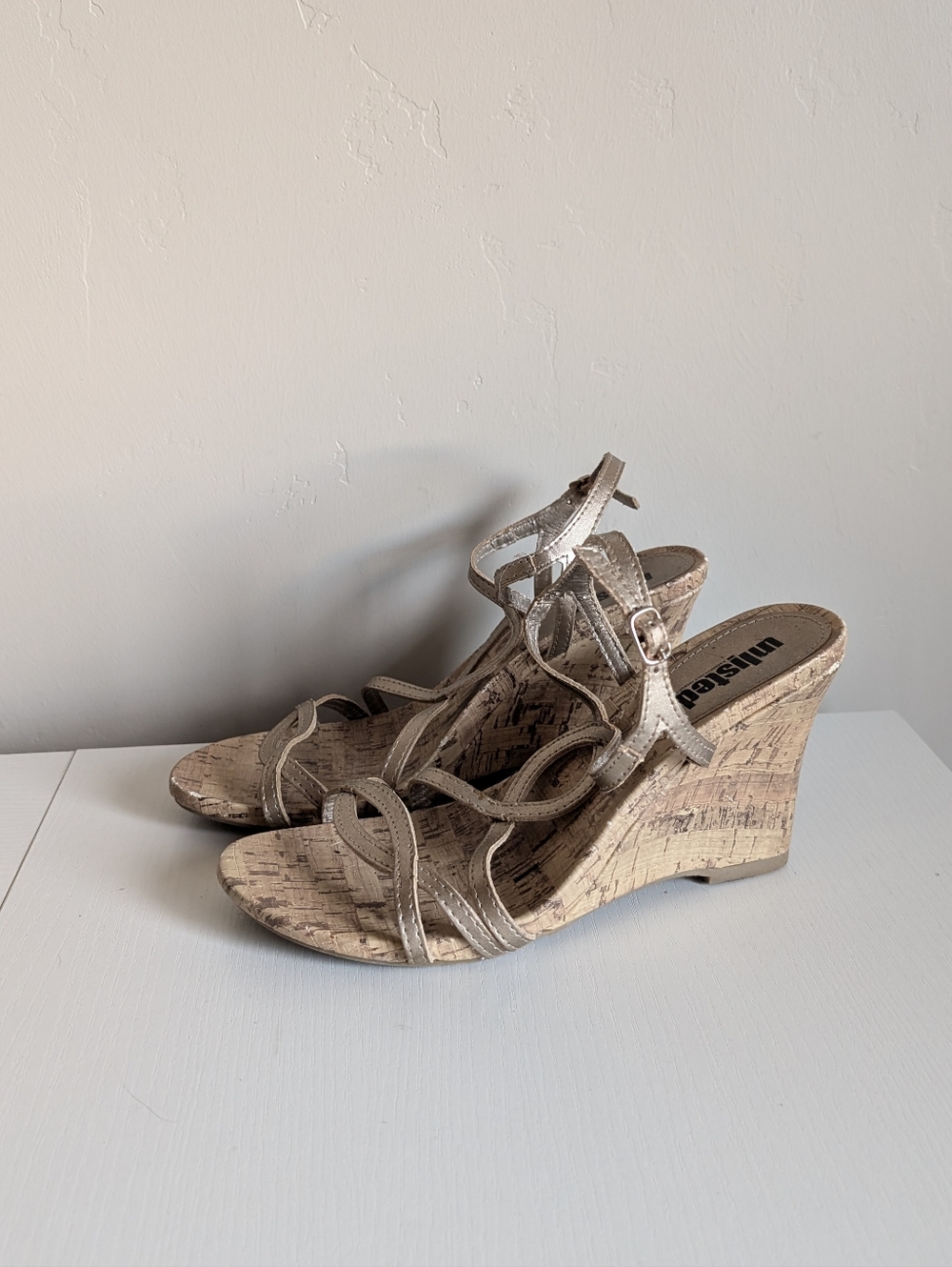 Unlisted Y2K Wedge Strappy Sandals Size 9